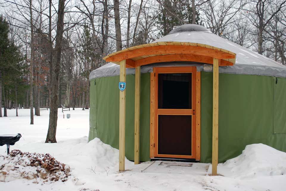 Yurt Winter Picture