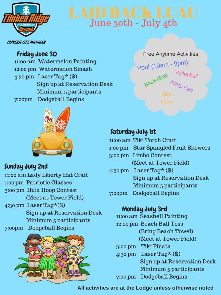 Laid Back Luau Week