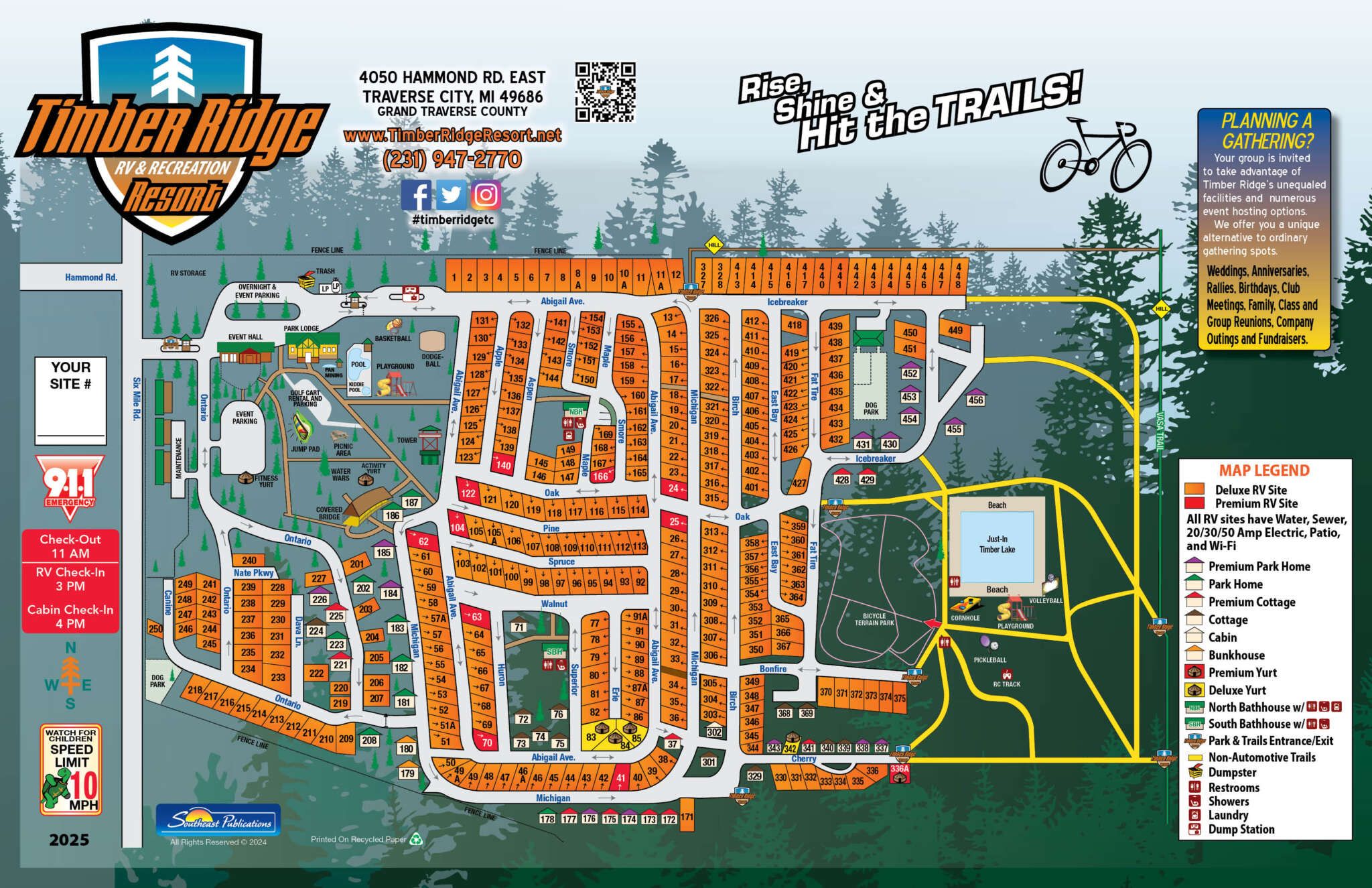 Timber Ridge Resort Inset Map